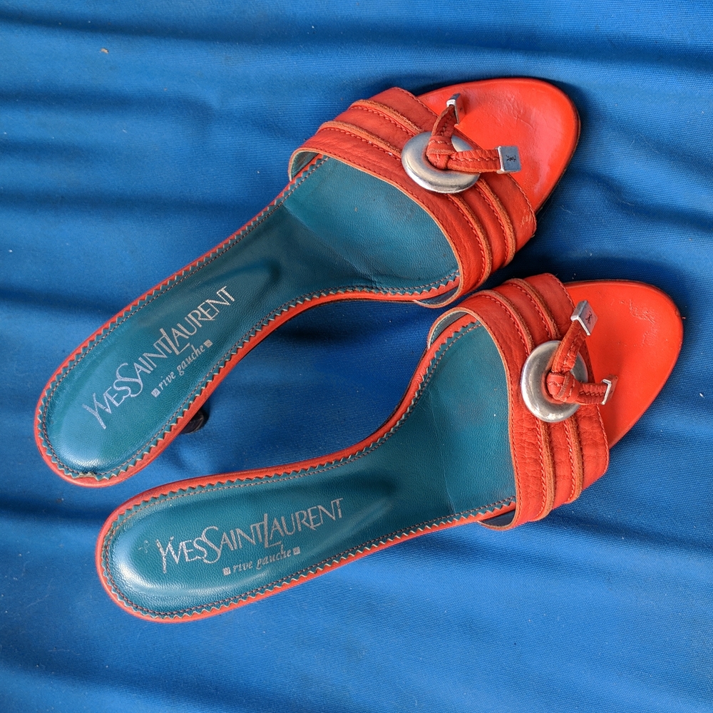 Authentic YSL kitten heels